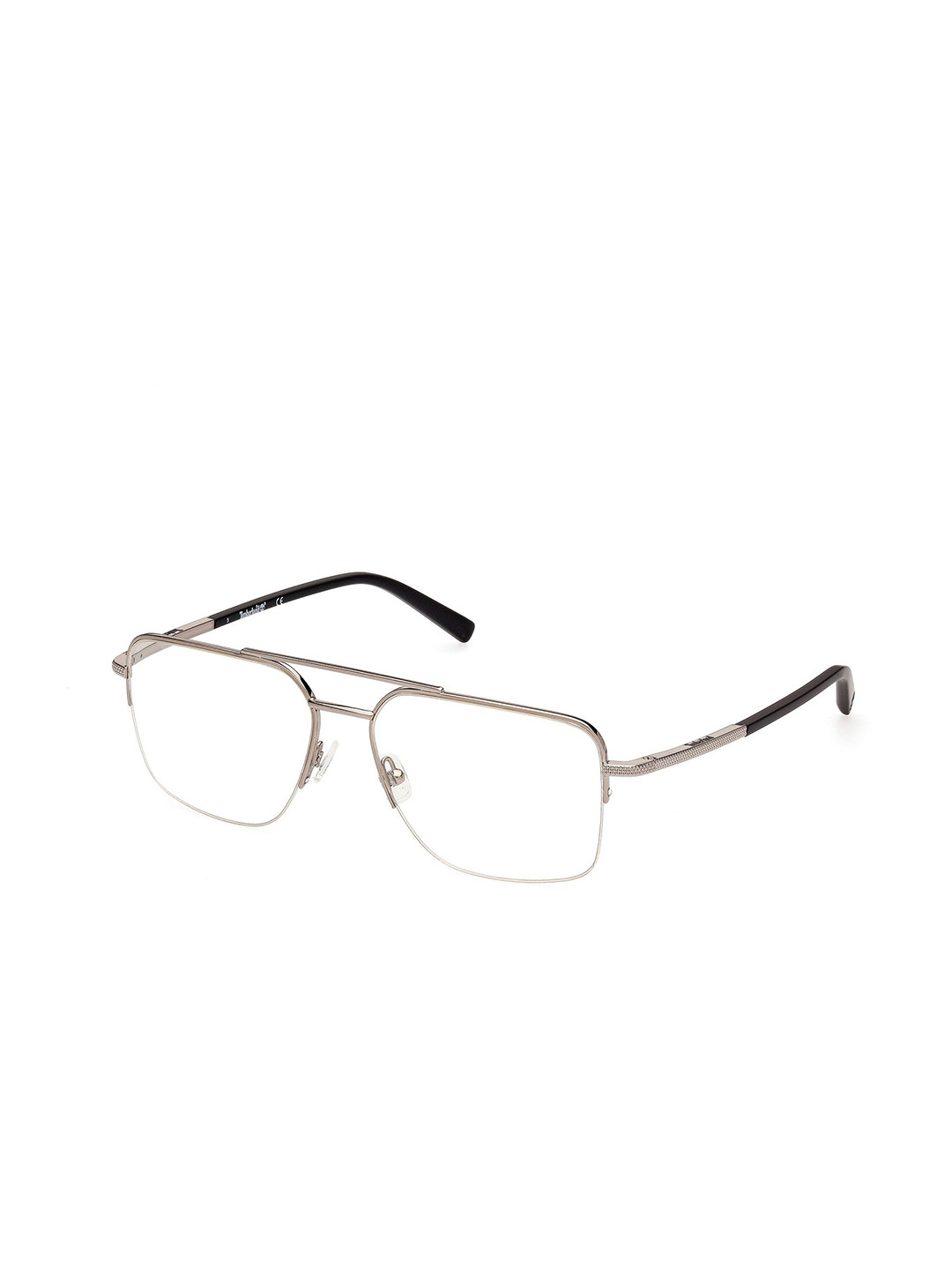 Timberland Men Metal Half Rim Navigator Frames