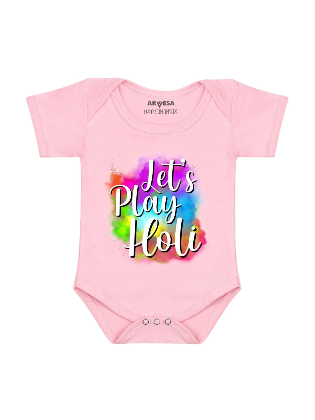 Arvesa Lets Play Holi Printed Romper