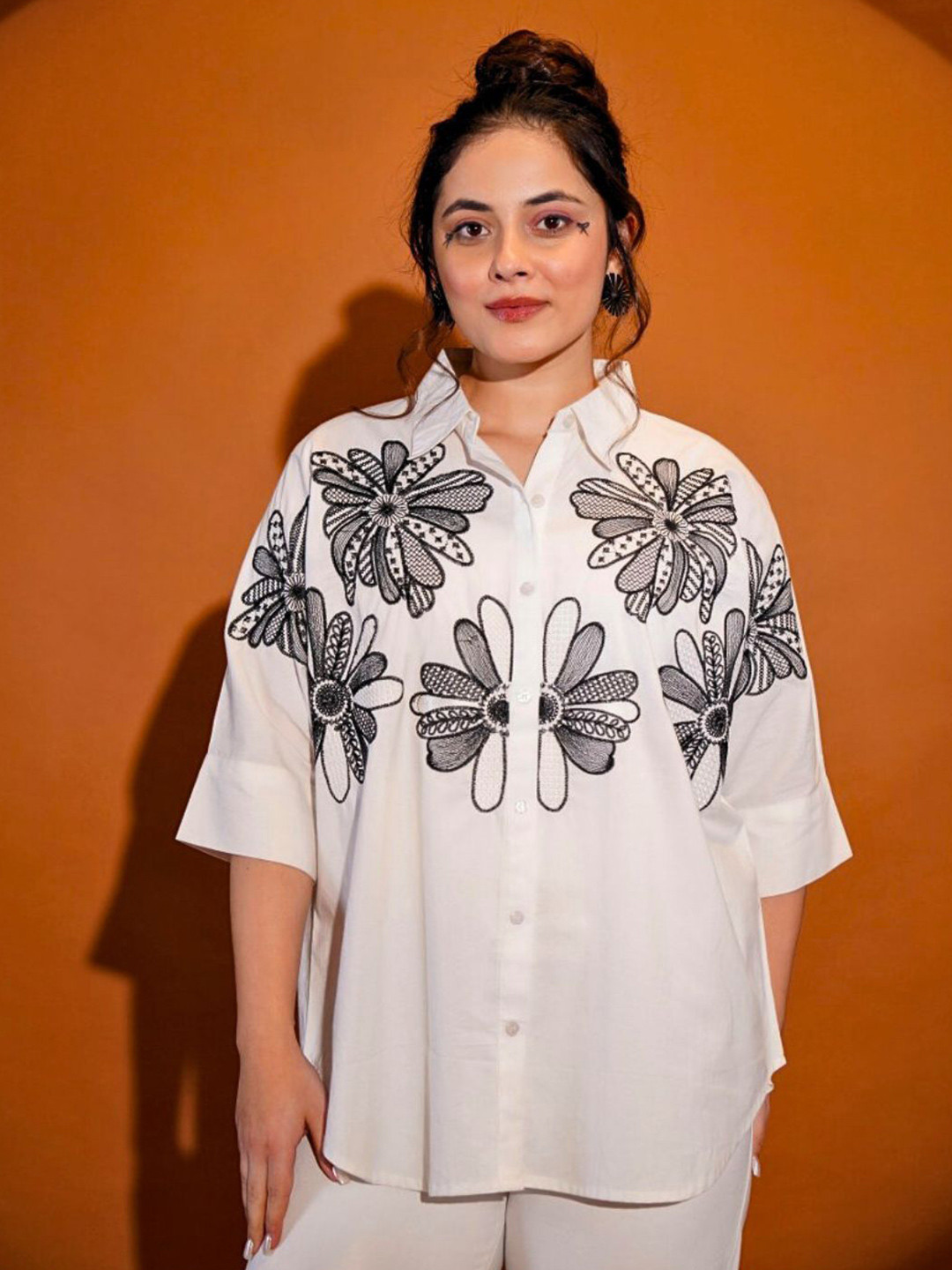 Atha Fashion Women Petaline Bloom Short Kurti Shirt