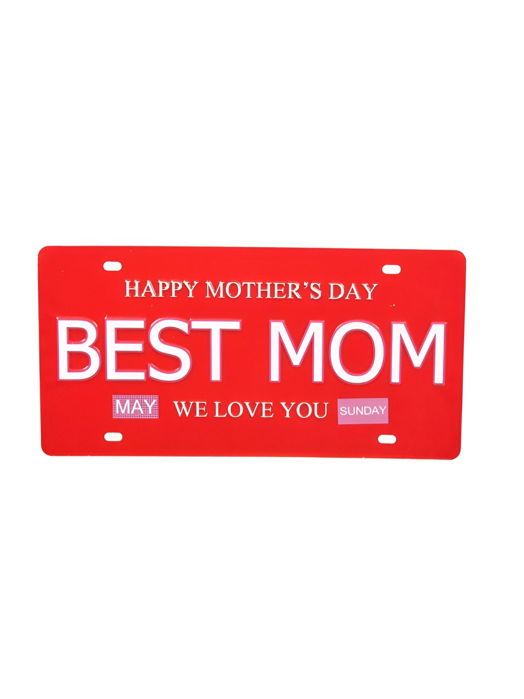 eazy wagon Happy mothers day Metal Glossy Hanging Hall Signs and Plaques-6In