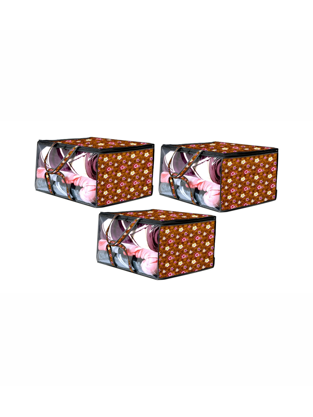 Stylista Orange Set of 3 Water Resistant Core Organisers