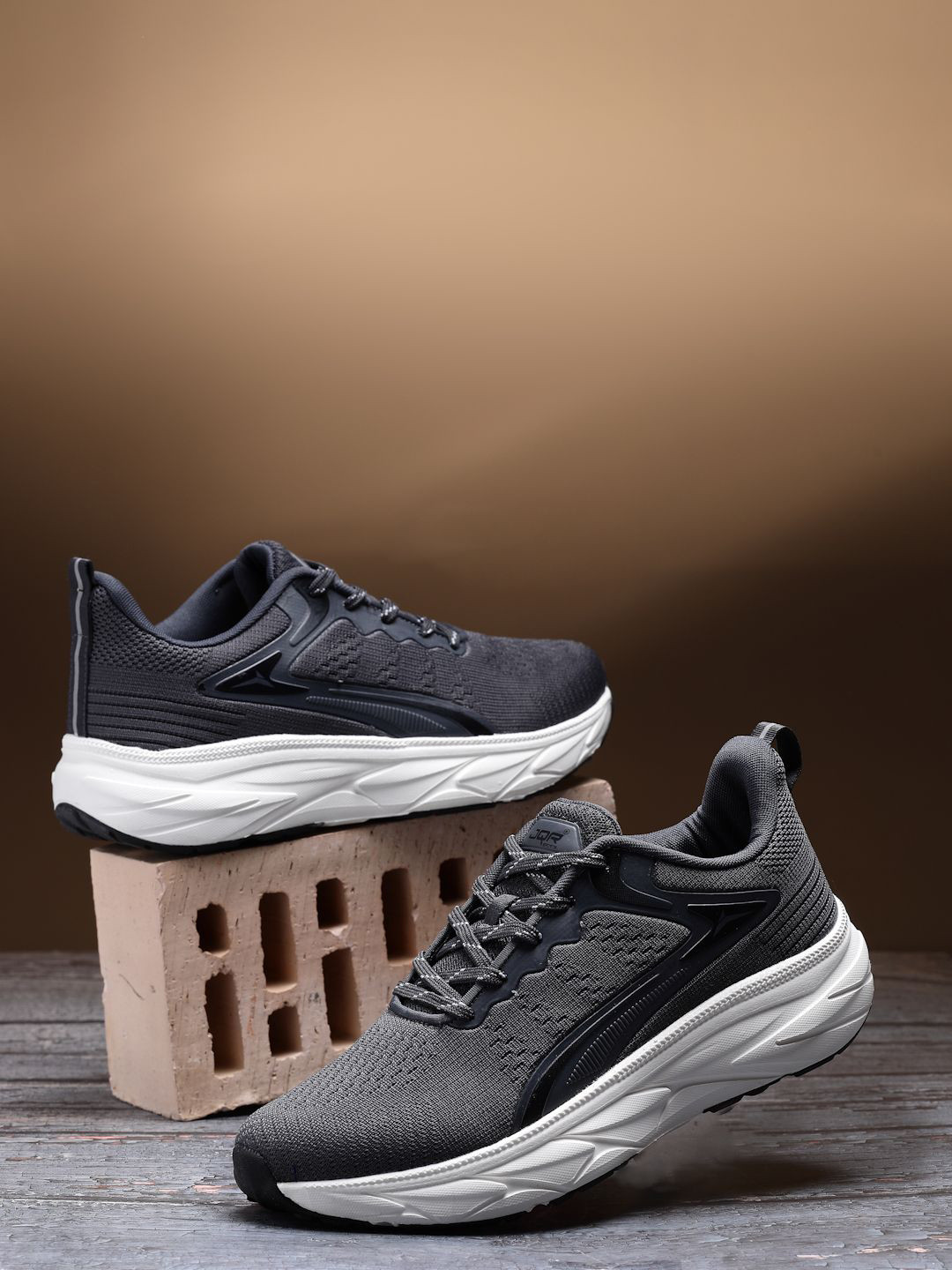 JQR ARES Men Grey Running Shoes