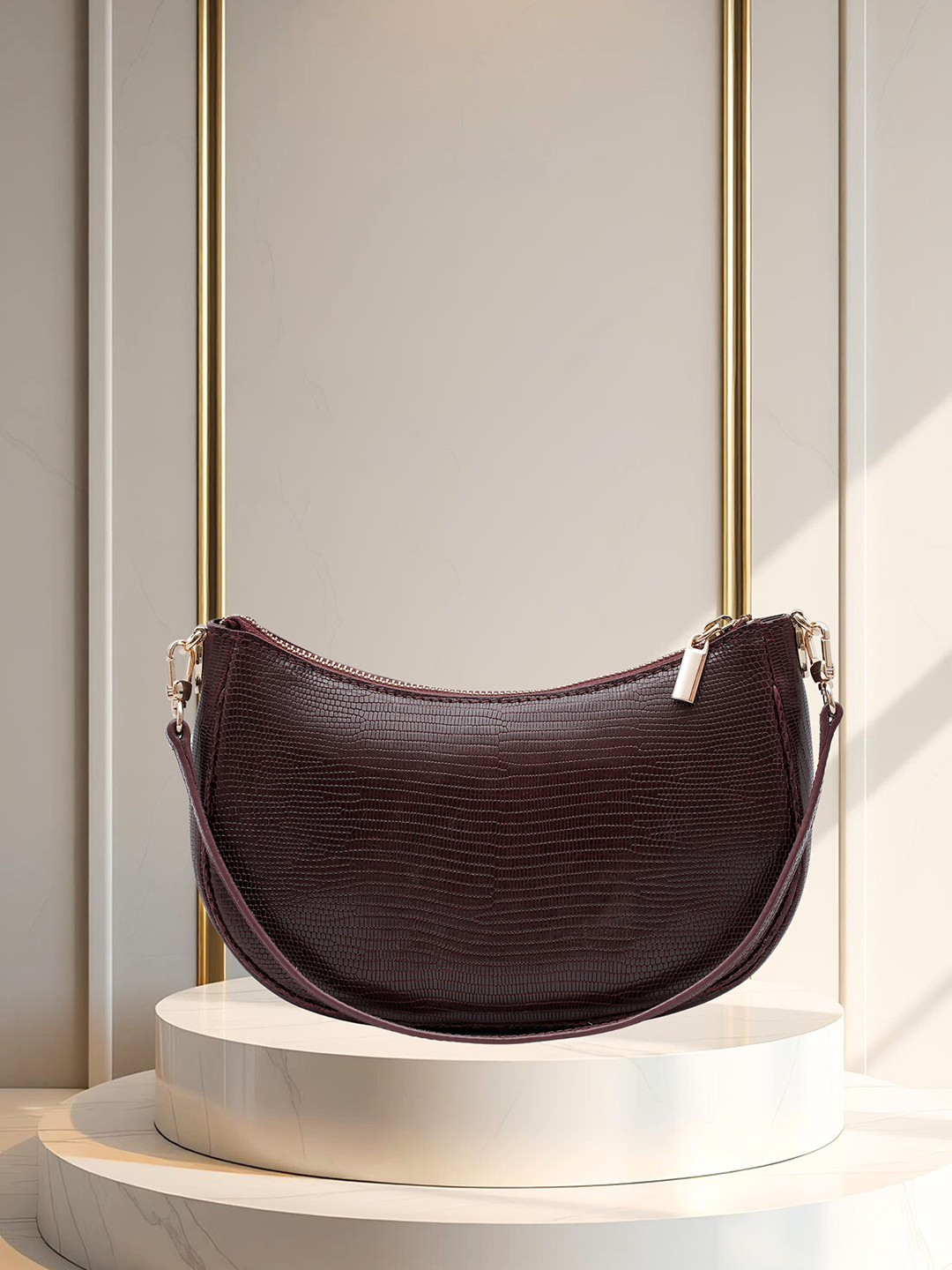 Hidelle Juliette Leather Structured Shoulder Bag