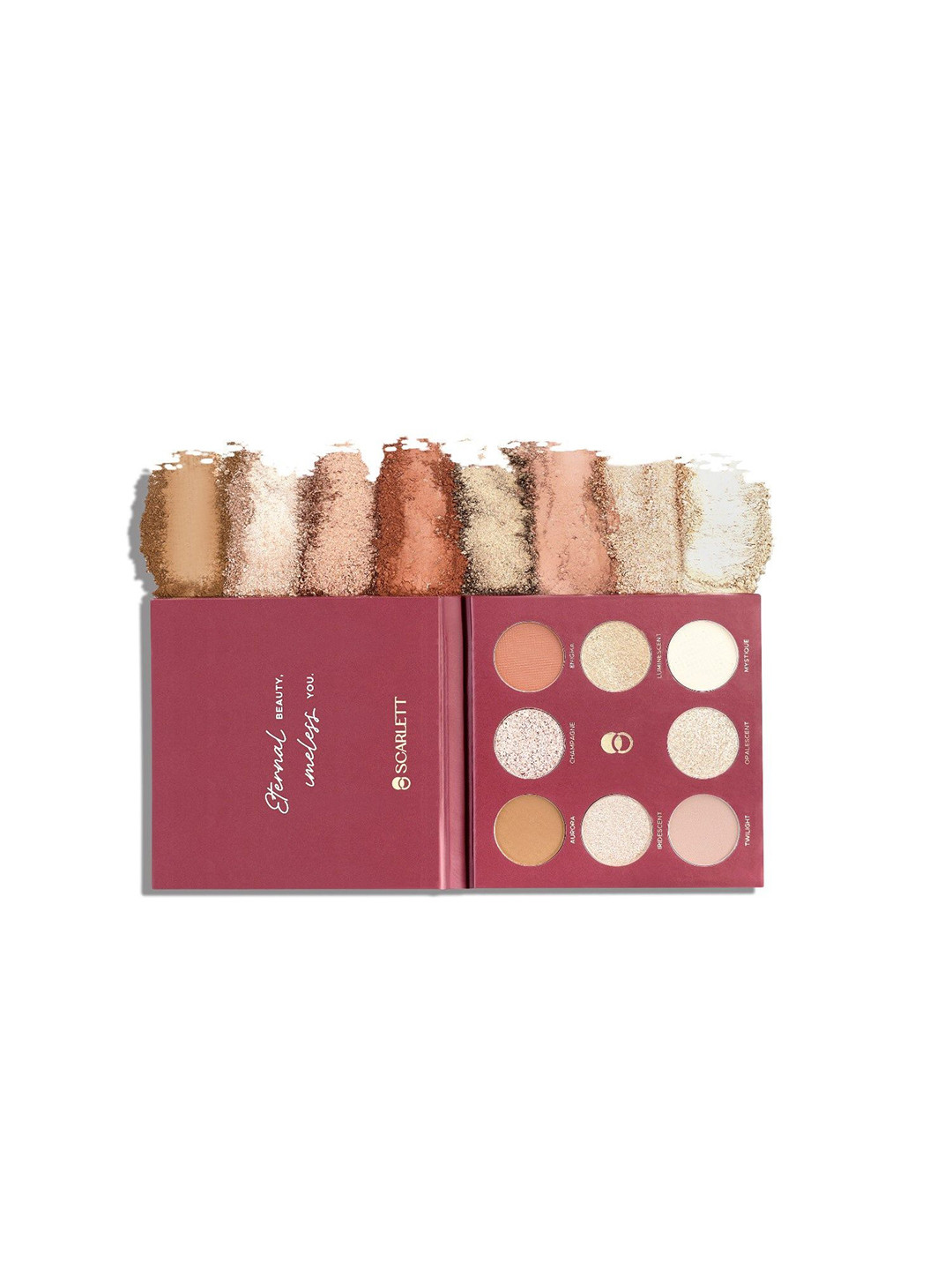 Scarlett Cosmetic 8-Shades Matte & Shimmer Eyeshadow Palette - 9.6 g - Luminous Gaze