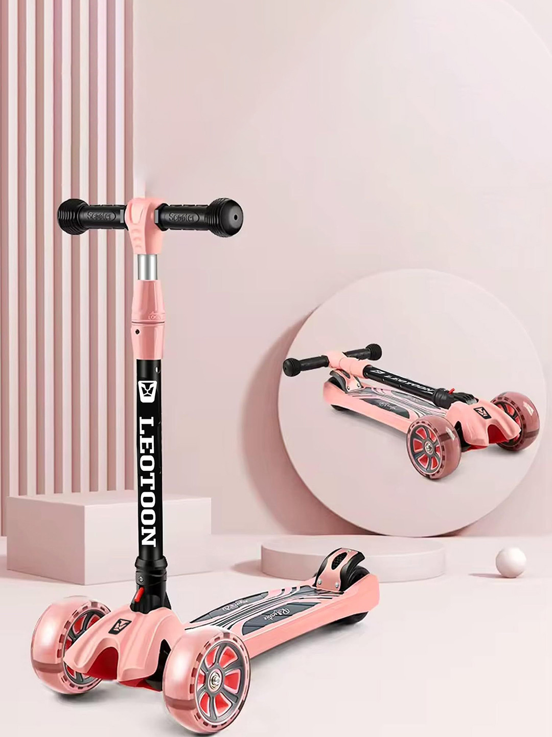 Leotoon Kids Skywalker Kick Scooter With LED Wheels