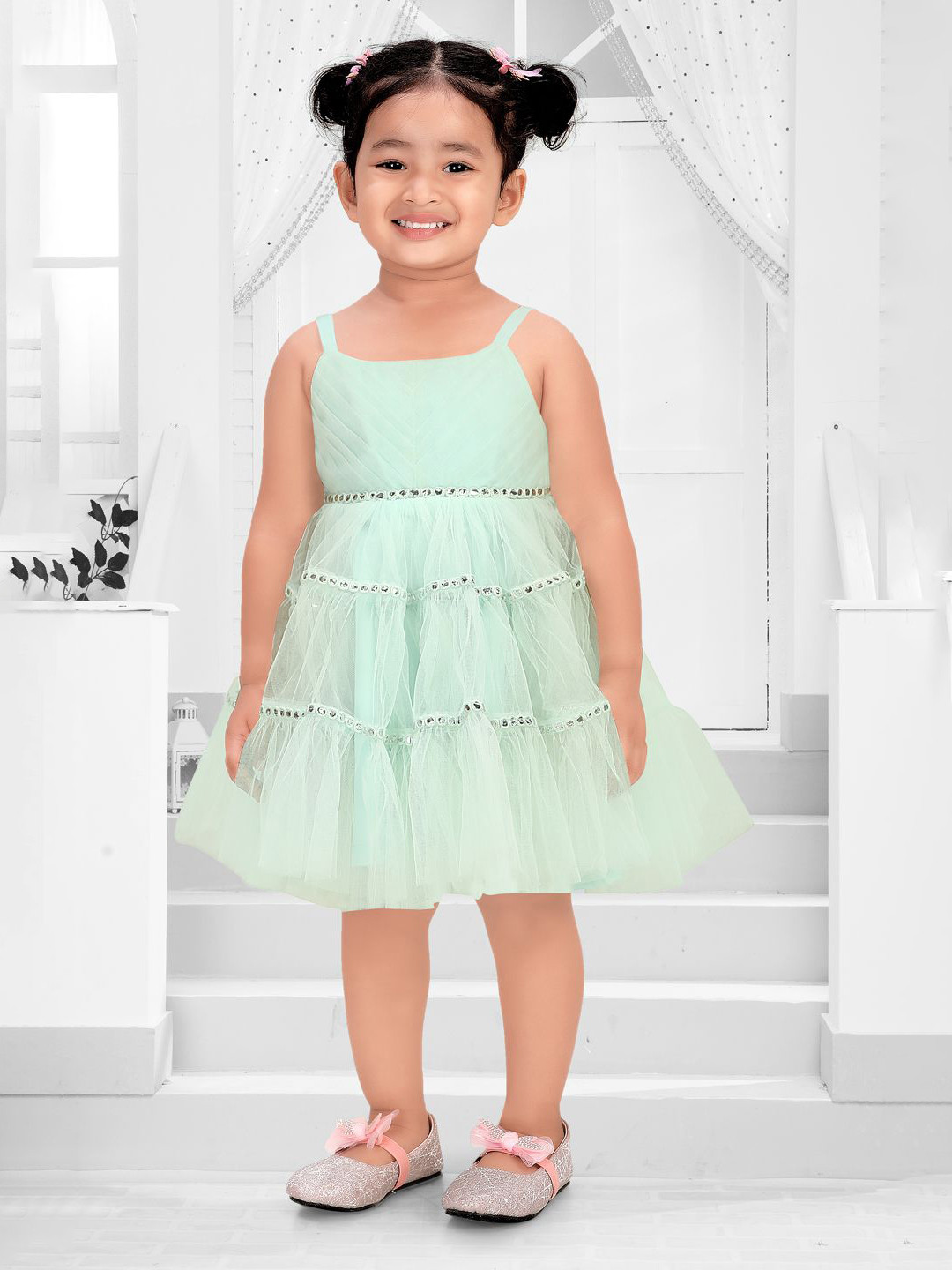 Pragya Exclusive Crepe Fit & Flare Dress