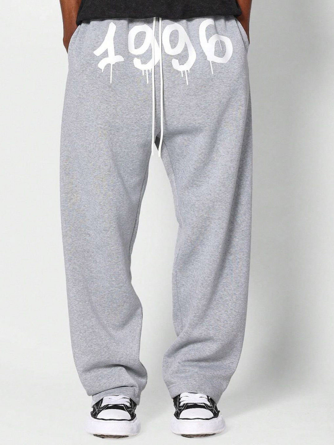 FLYNOFF Men Relaxed Loose Fit Trousers