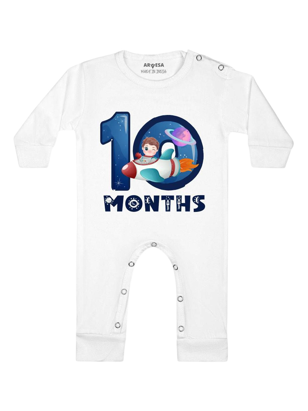 Arvesa Infants 10 Months Printed Rompers