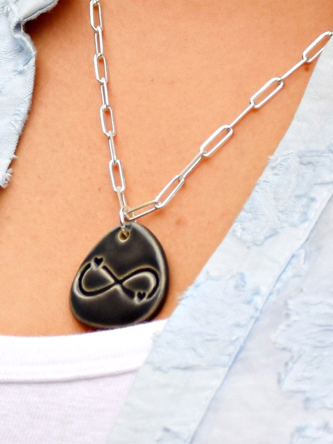 DKane Designs Gold-Plated Infinite Love Chain