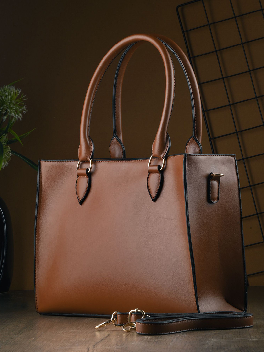 FOR THE BEAUTIFUL YOU Women Textured Structured Shoulder Bag