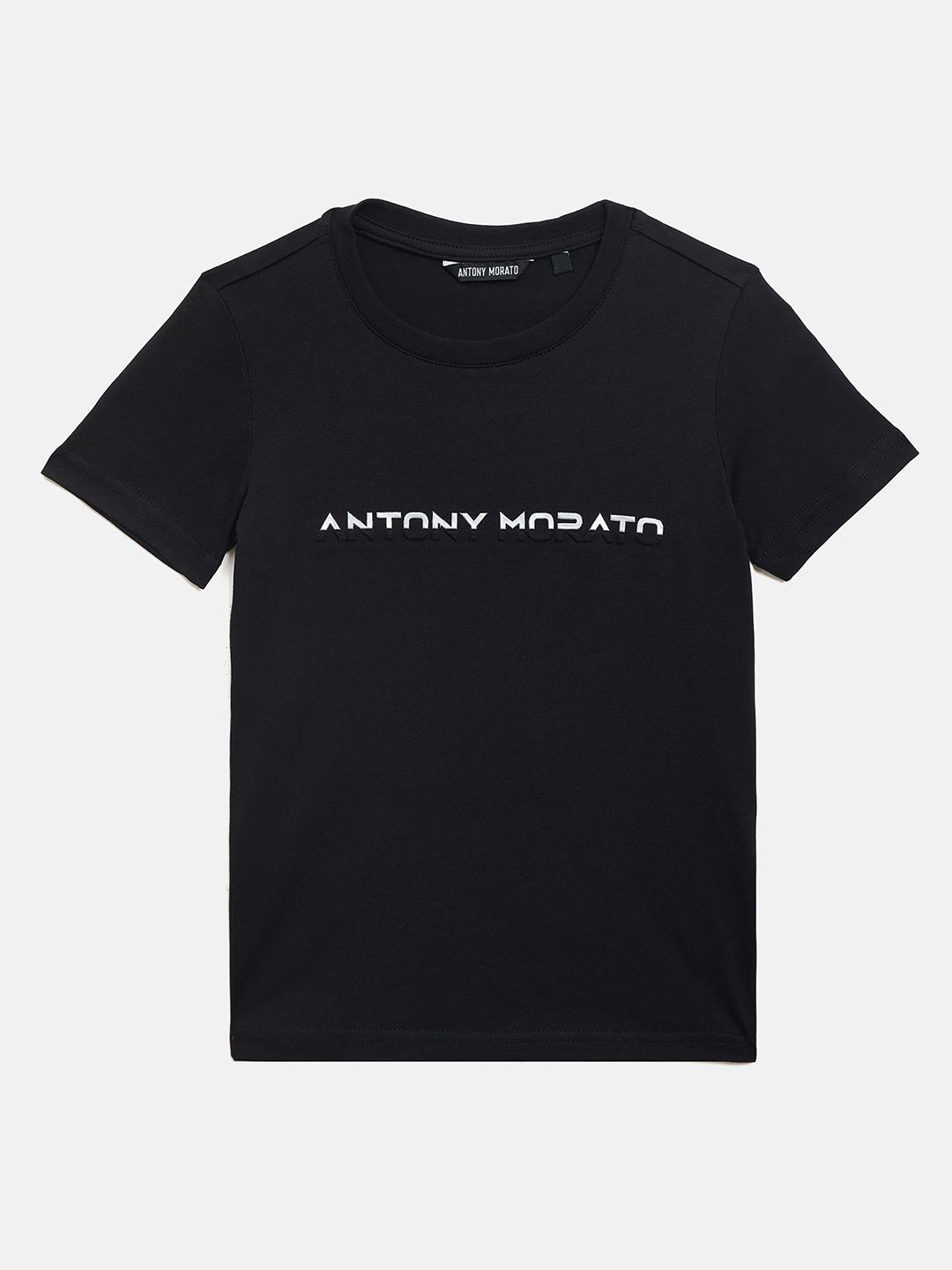 Antony Morato Boys Brand Logo Printed Pure Cotton T-shirt