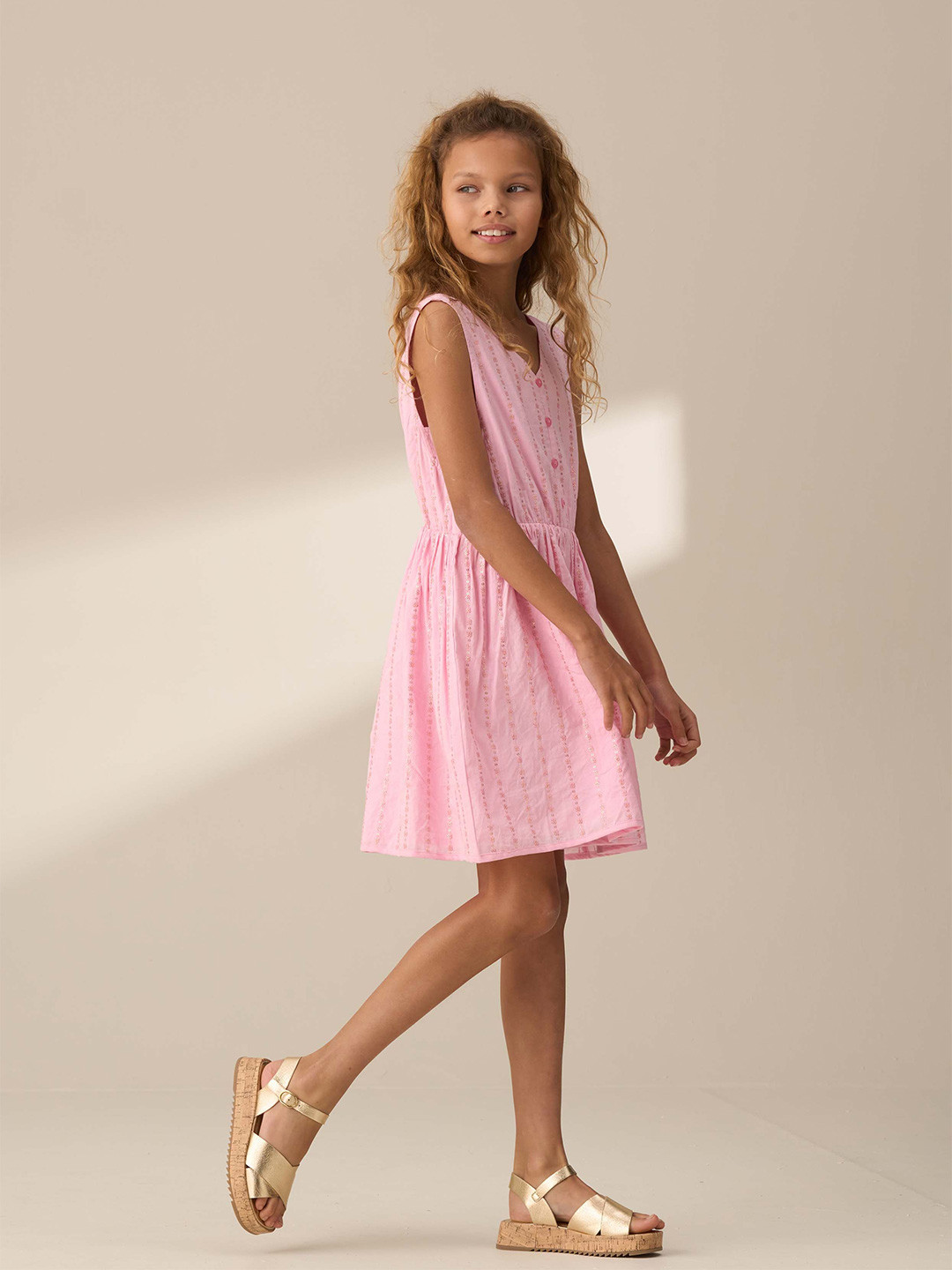 Angel & Rocket Girls Jilly Embroidered Playsuit Jumpsuit