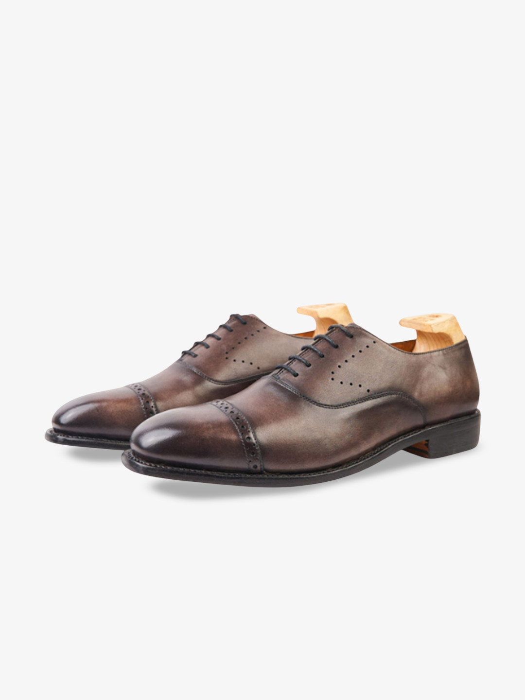 Whitemuds Men Bray Gray Oxfords