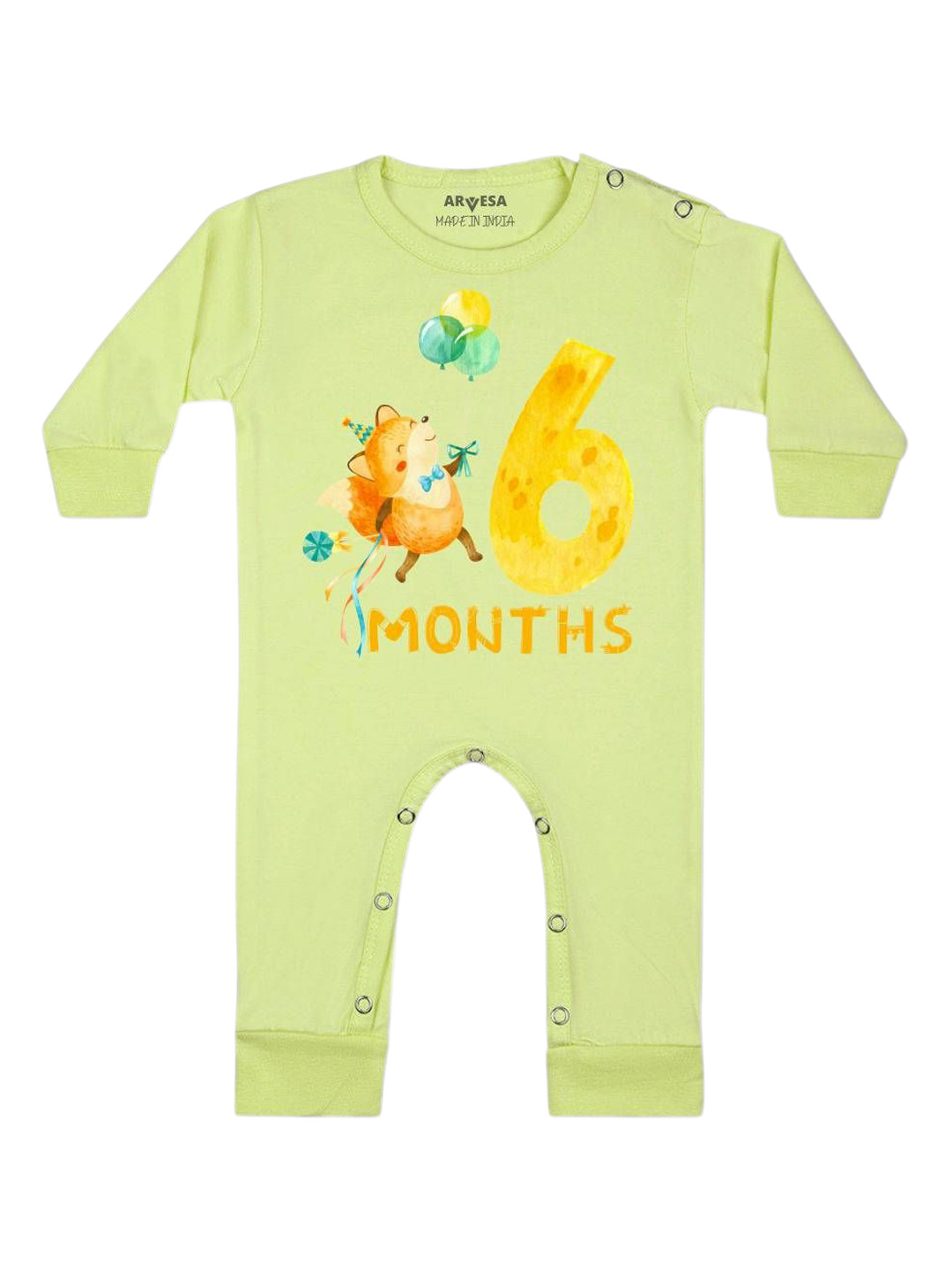 Arvesa 6 Month Printed Bodysuit