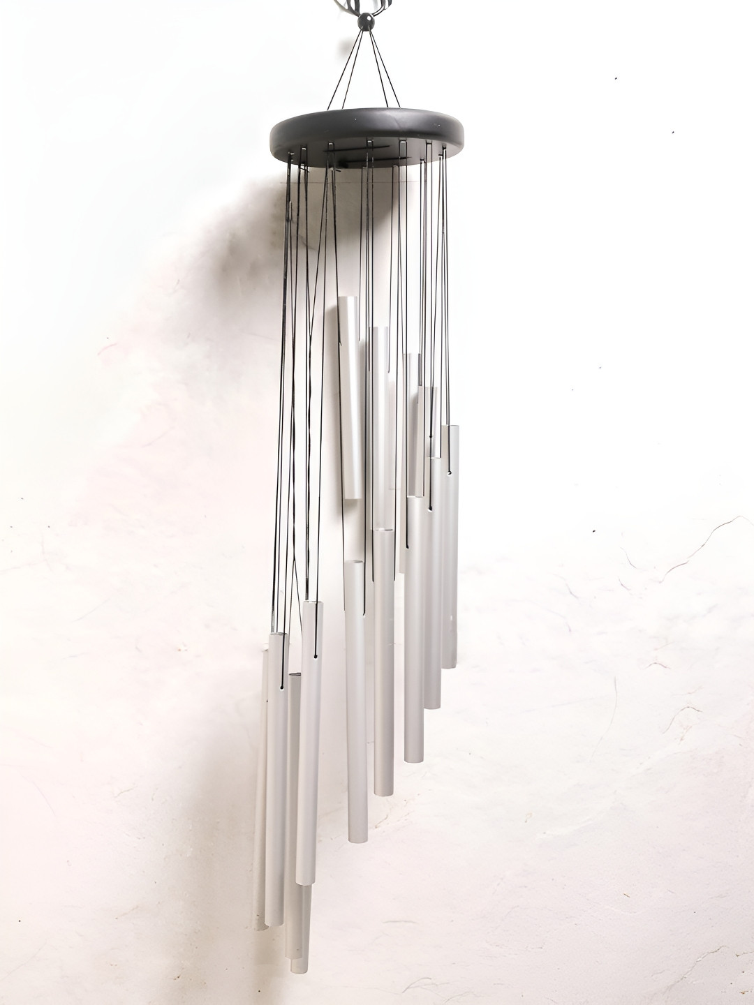 The Spiritual Living Black 14-Pipes Windchime