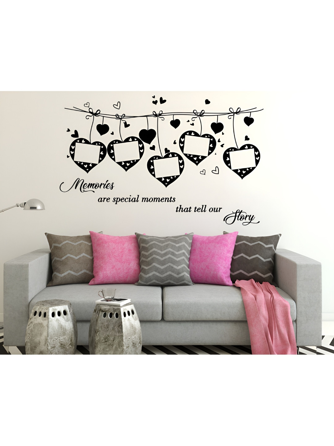 LANSTICK Black Splash-Proof Eco-Friendly Frame With Memories Wallpaper