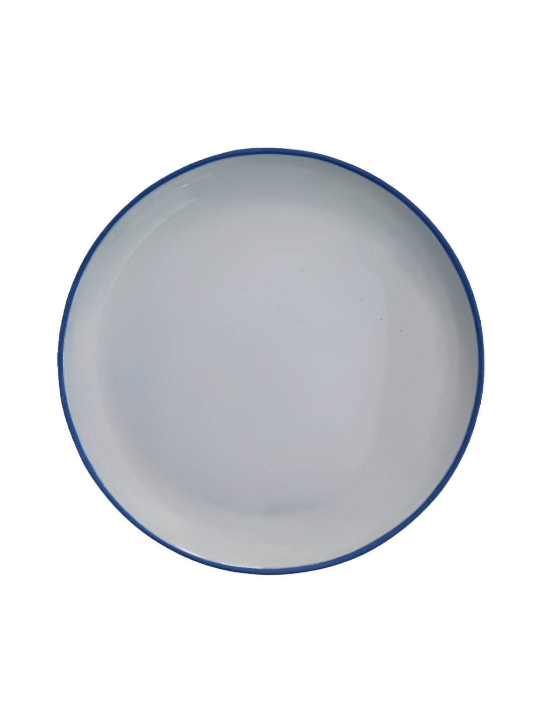 Azul Blue Porcelain Dishwasher And Microwave Safe Glossy Plate