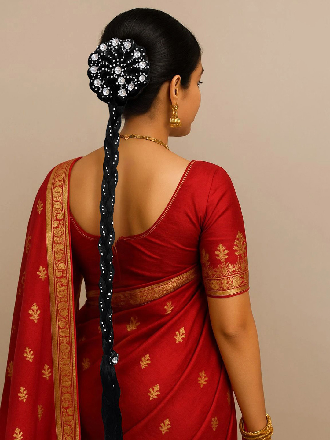 ABS Straight Twists Clip-In Hair Extension - Black - 30 Inch