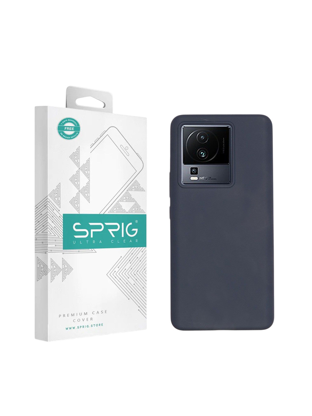 SPRIG IQOO NEO 7 5G Liquid Silicone Back Cover
