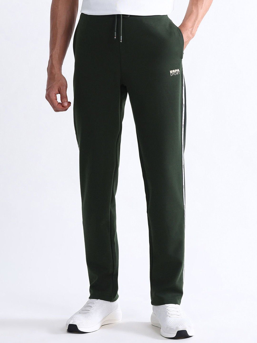 USPA Men Mid-Rise Track Pants
