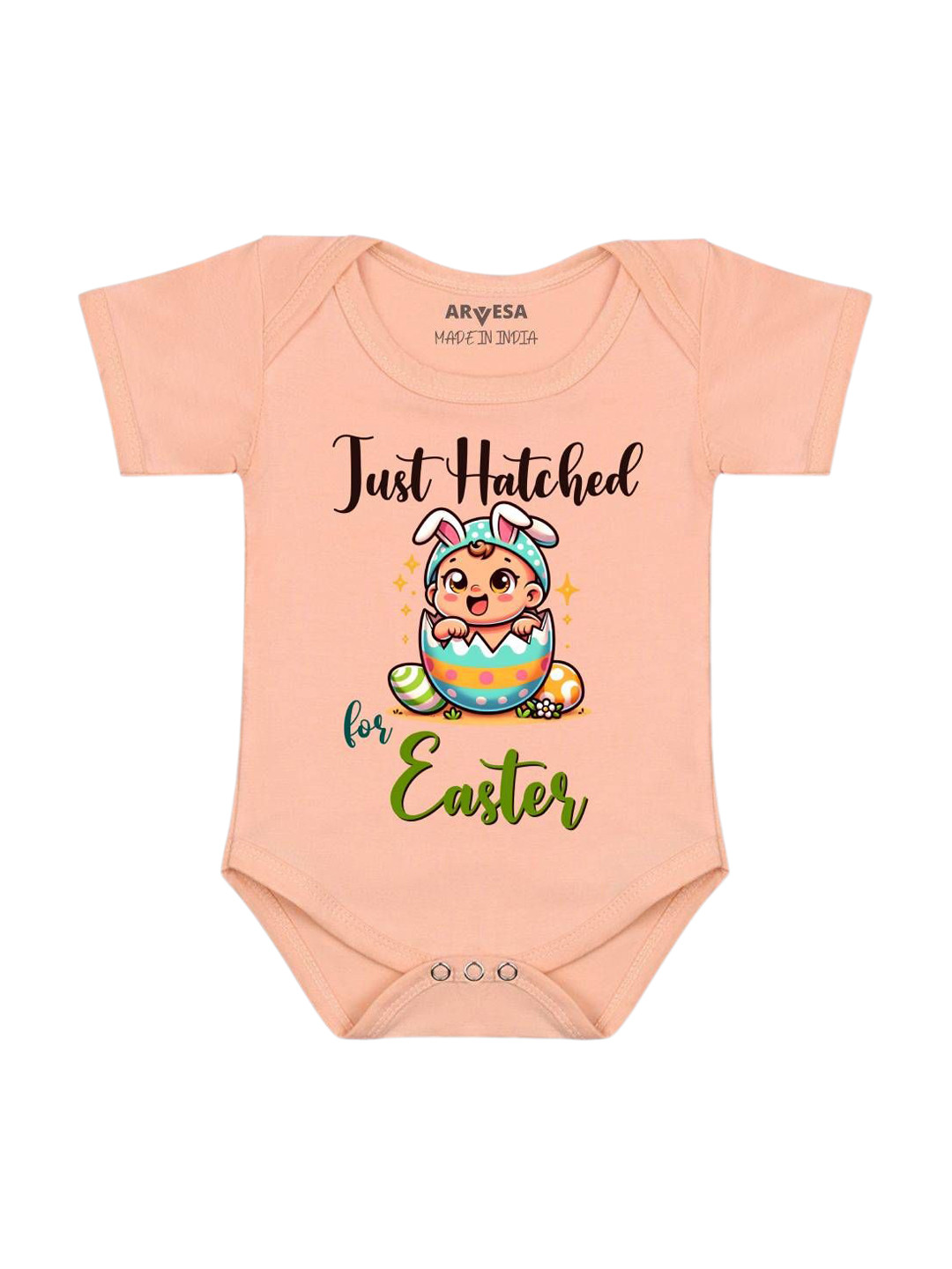 Arvesa Just Hatched For Easter Printed Bodysuit