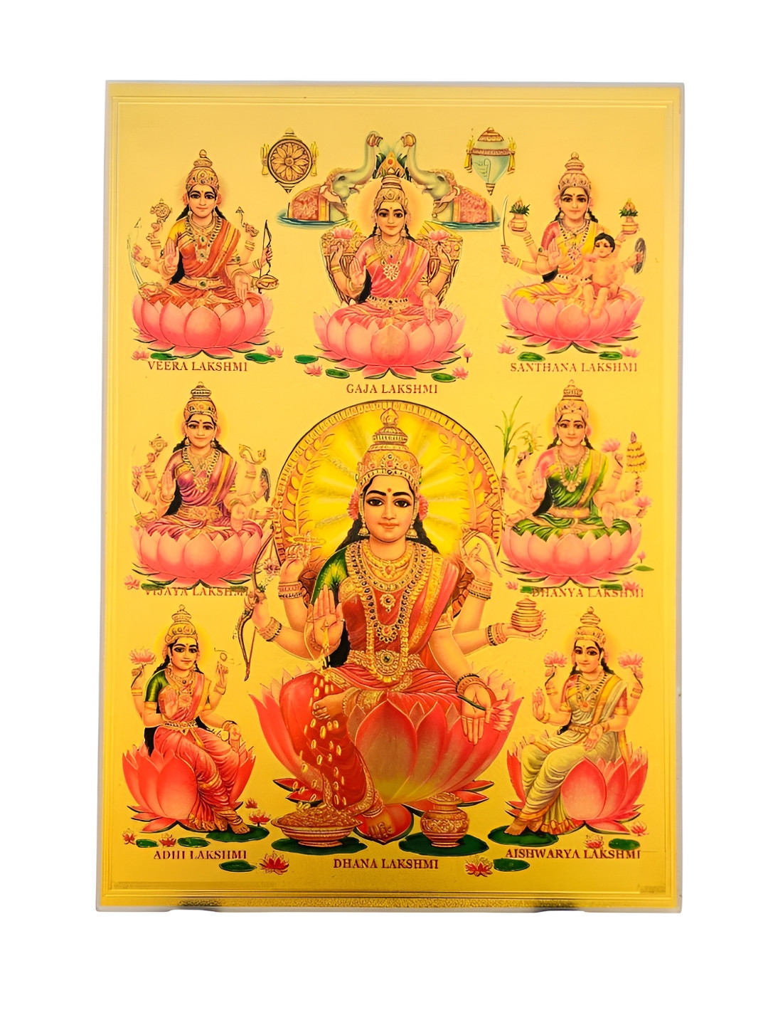 SHOP BY ROOM Laminated Goddess MDF Wall Rectangle Paintings Wall Art - 12 x 8 In