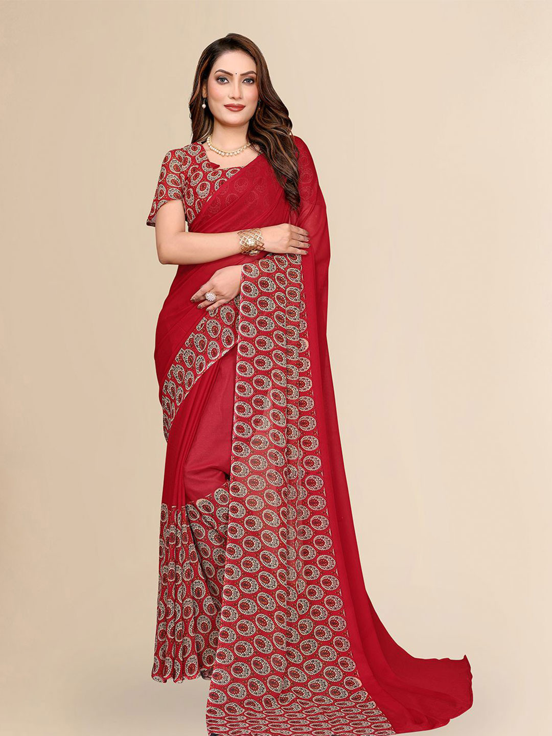 Moda Rapido Kalamkari Printed Saree