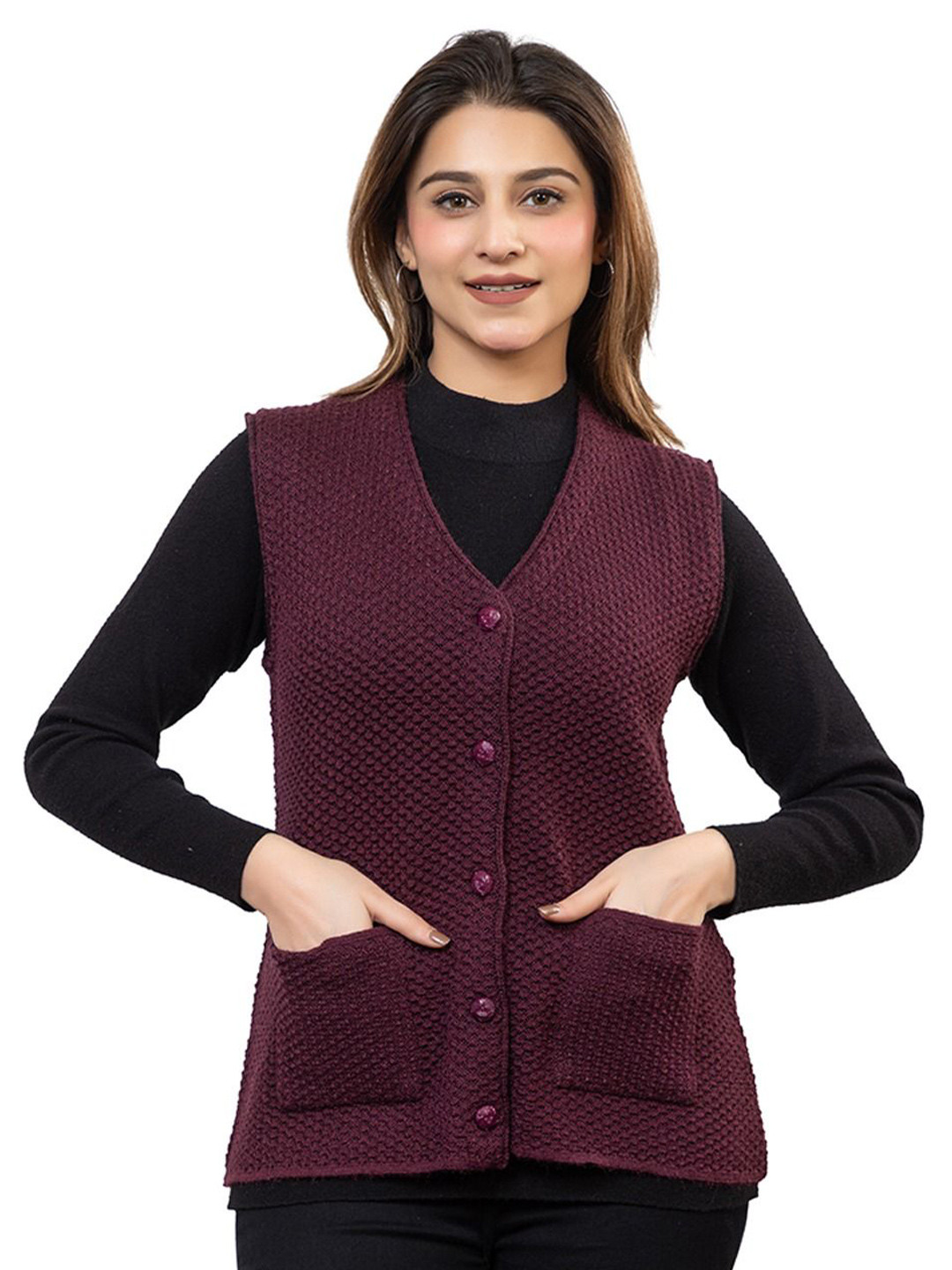 TWENTY ME Women Woollen Sweater Vest