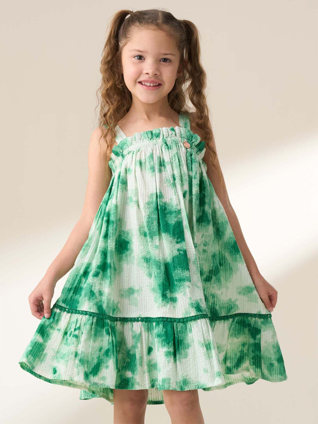 Angel & Rocket Girls Tie Dye Sun Dress