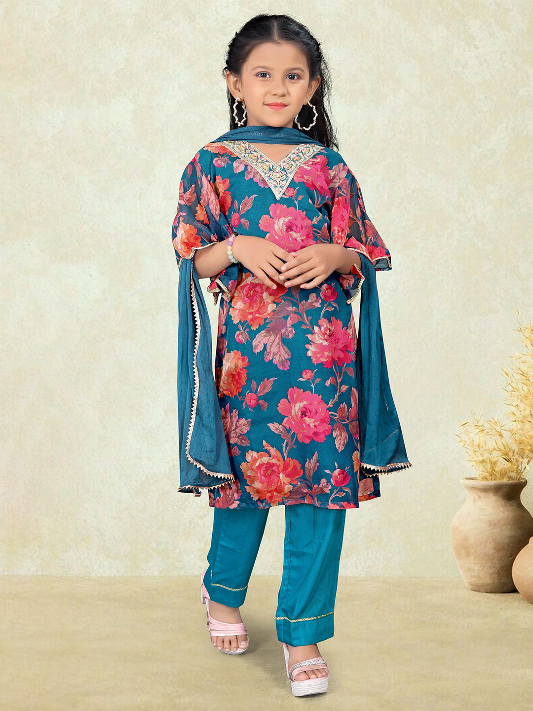 LQT Girls Printed Trousers