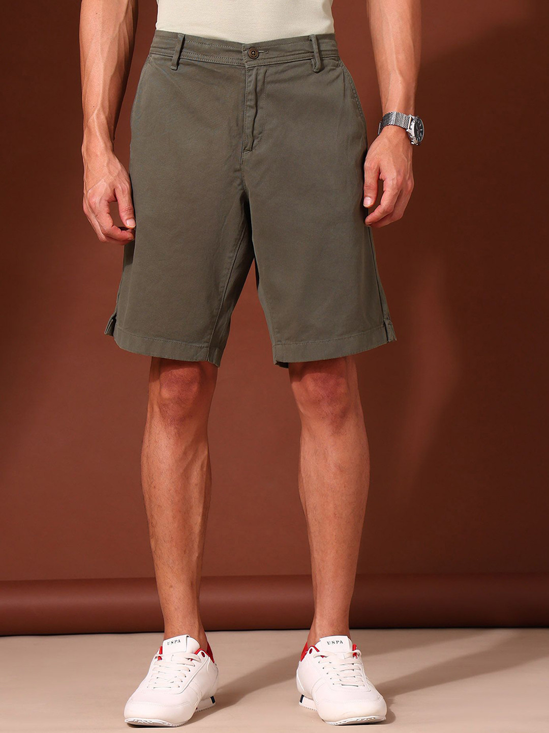 U.S. Polo Assn. Men Slim Fit Chino Shorts