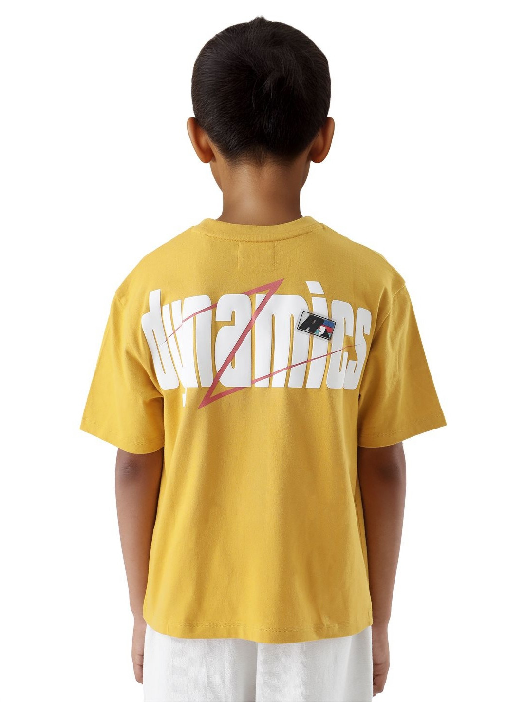 RARE ONES Boys Chile-K Typography Printed Drop-Shoulder Sleeves Oversized Cotton T-shirt