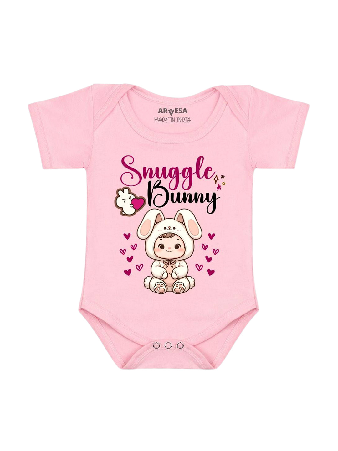 Arvesa Snuggle Bunny Printed Bodysuit