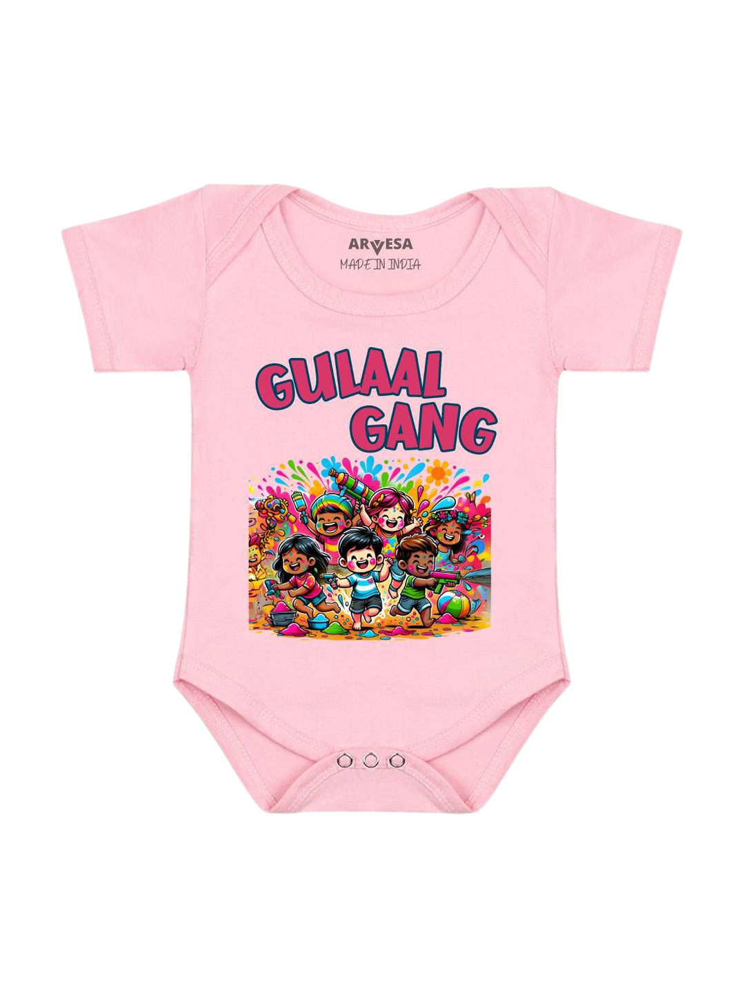 Arvesa Gulaal Gang Printed Romper