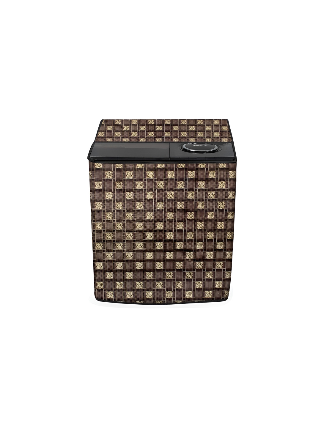 Stylista Waterproof & Dustproof Printed Plastic Washing Machine Cover