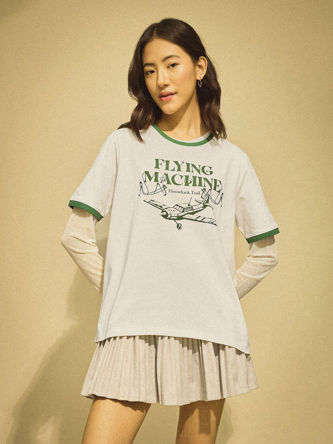 Flying Machine K-Street X Boxy Fit Pure Cotton T-Shirt