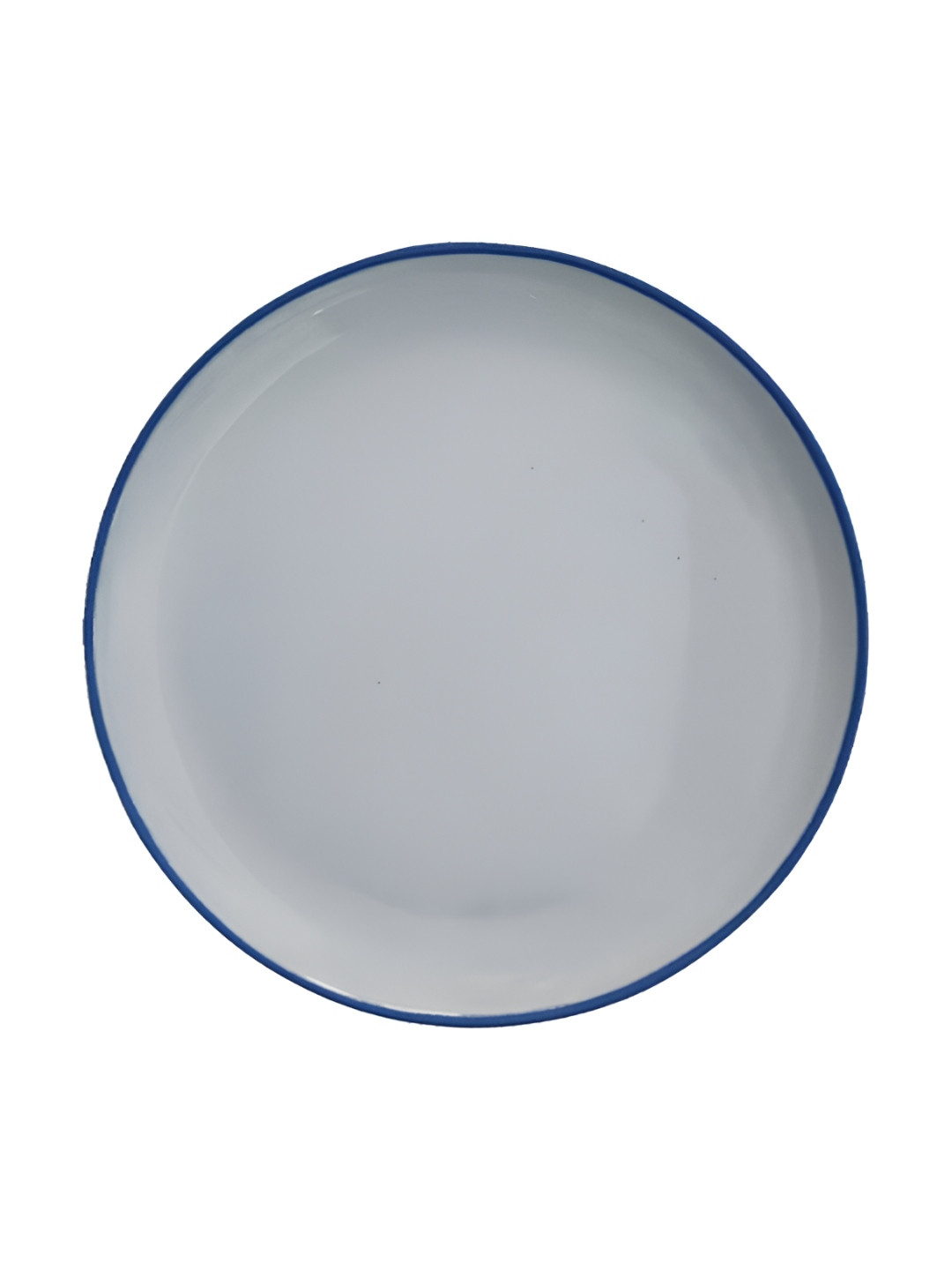 Azul Blue And Grey Porcelain Dishwasher And Microwave Safe Glossy Plate