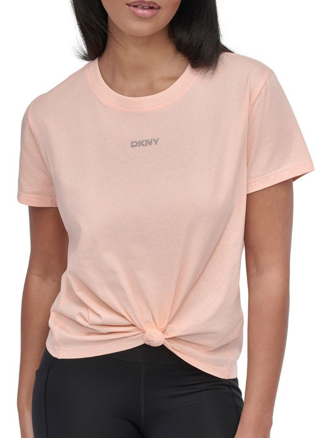 DKNY Round Neck Stretchable Pure Cotton Regular Fit T-Shirt