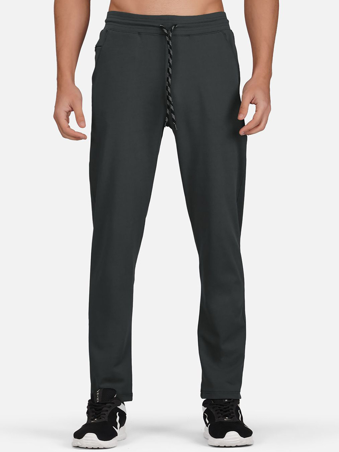 SYFKO Men Dry-Fit Mid-Rise Track Pants