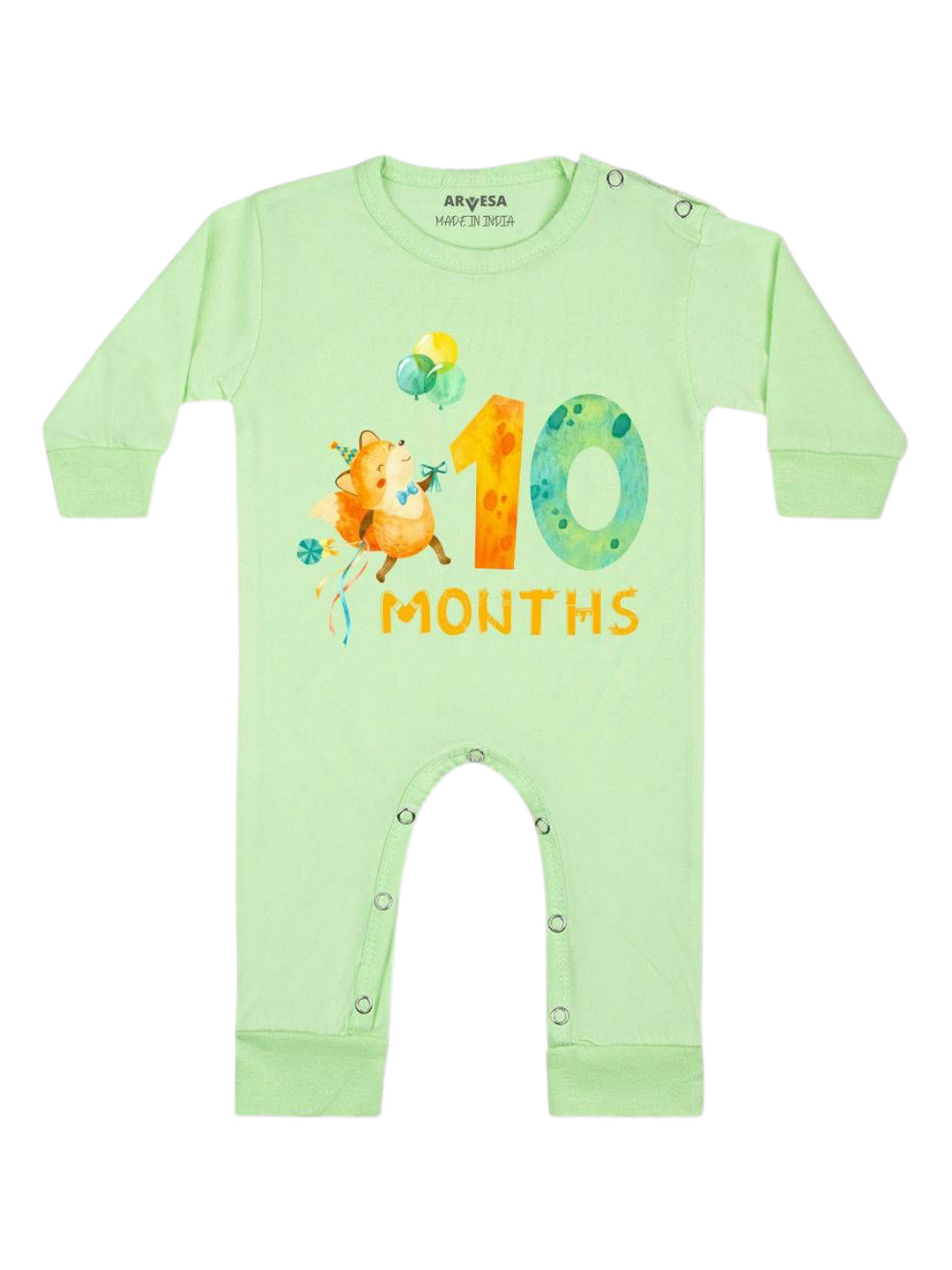 Arvesa Infants 10 Months Printed  Bodysuits