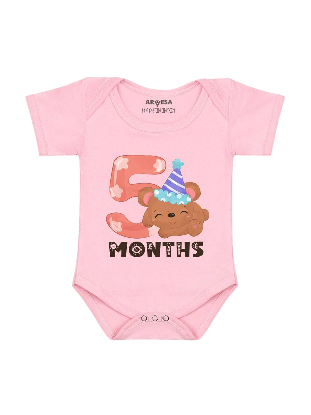 Arvesa 5 Month Baby Printed Bodysuit