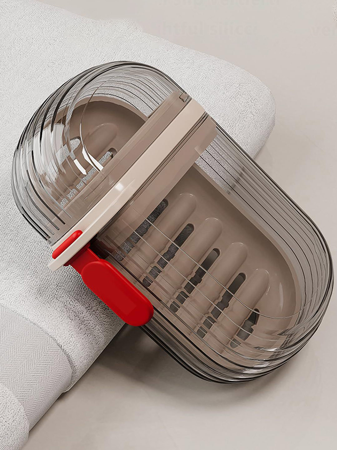 HASHONE Travel-Ready Toothbrush Holder & Soap Tray Combo for Easy Organization Pack of 2