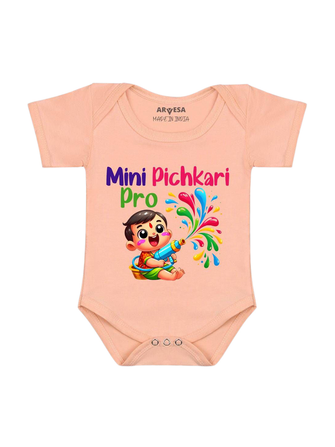 Arvesa Pichkari Pro Printed Romper