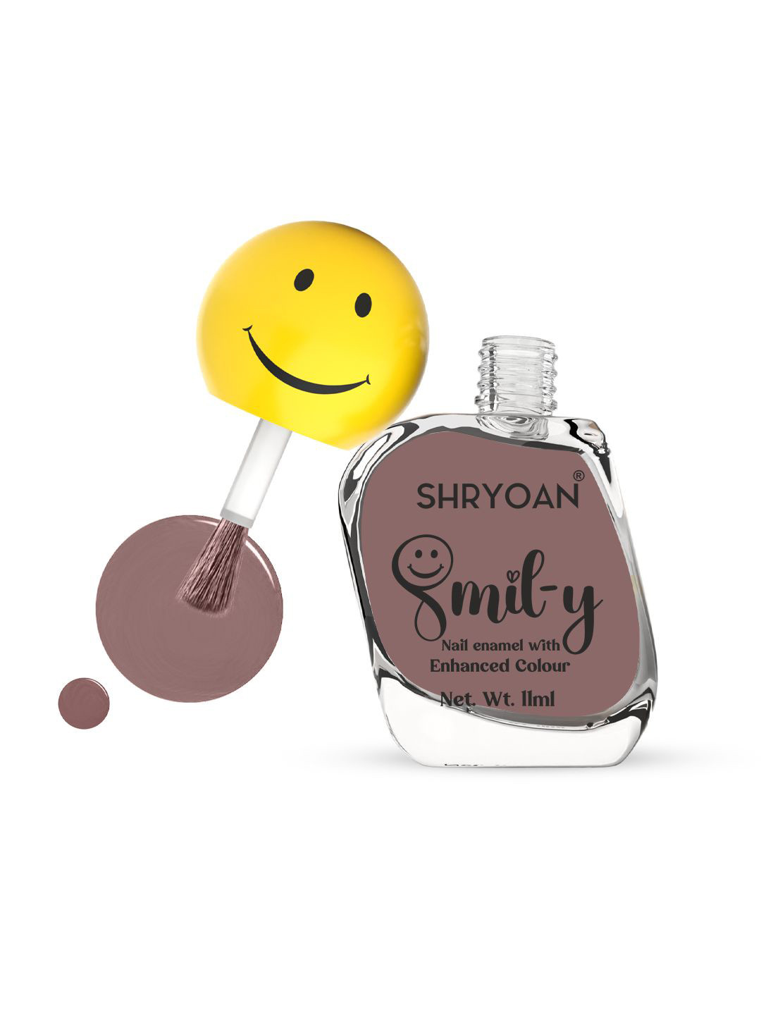 SHRYOAN Smiley Ultra Glossy Long Lasting Nail Polish - 11 ml - Opium 45