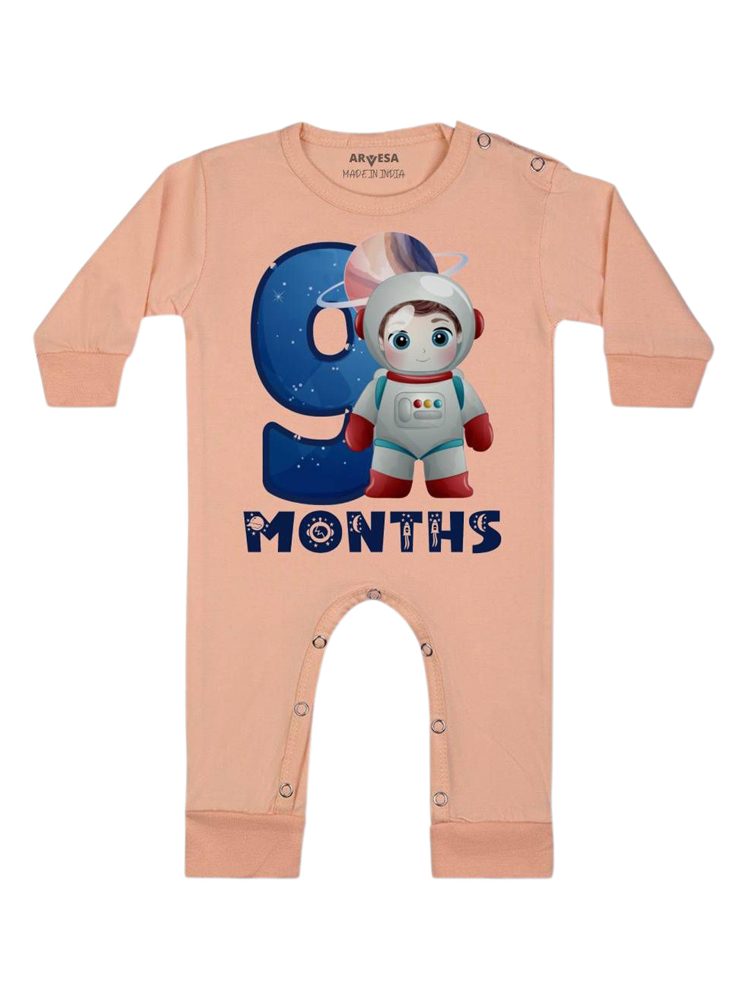 Arvesa Infants 9 Months Printed Rompers