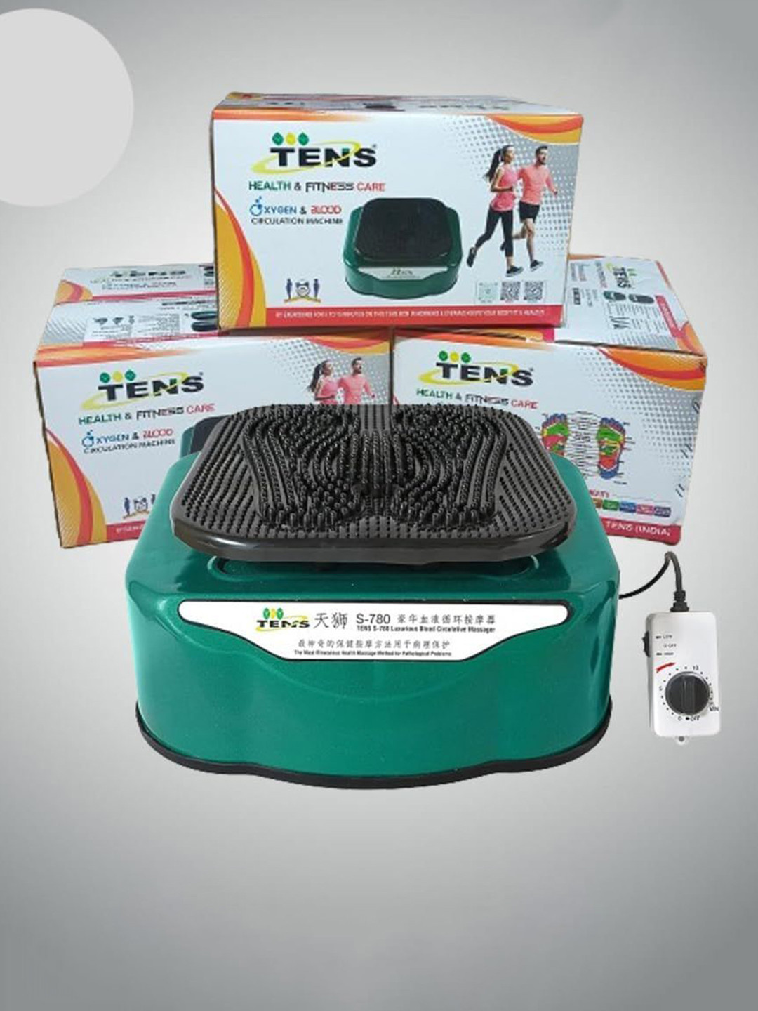 TENS S-780 Blood Circulation Machine With Acupressure Vibration Therapy