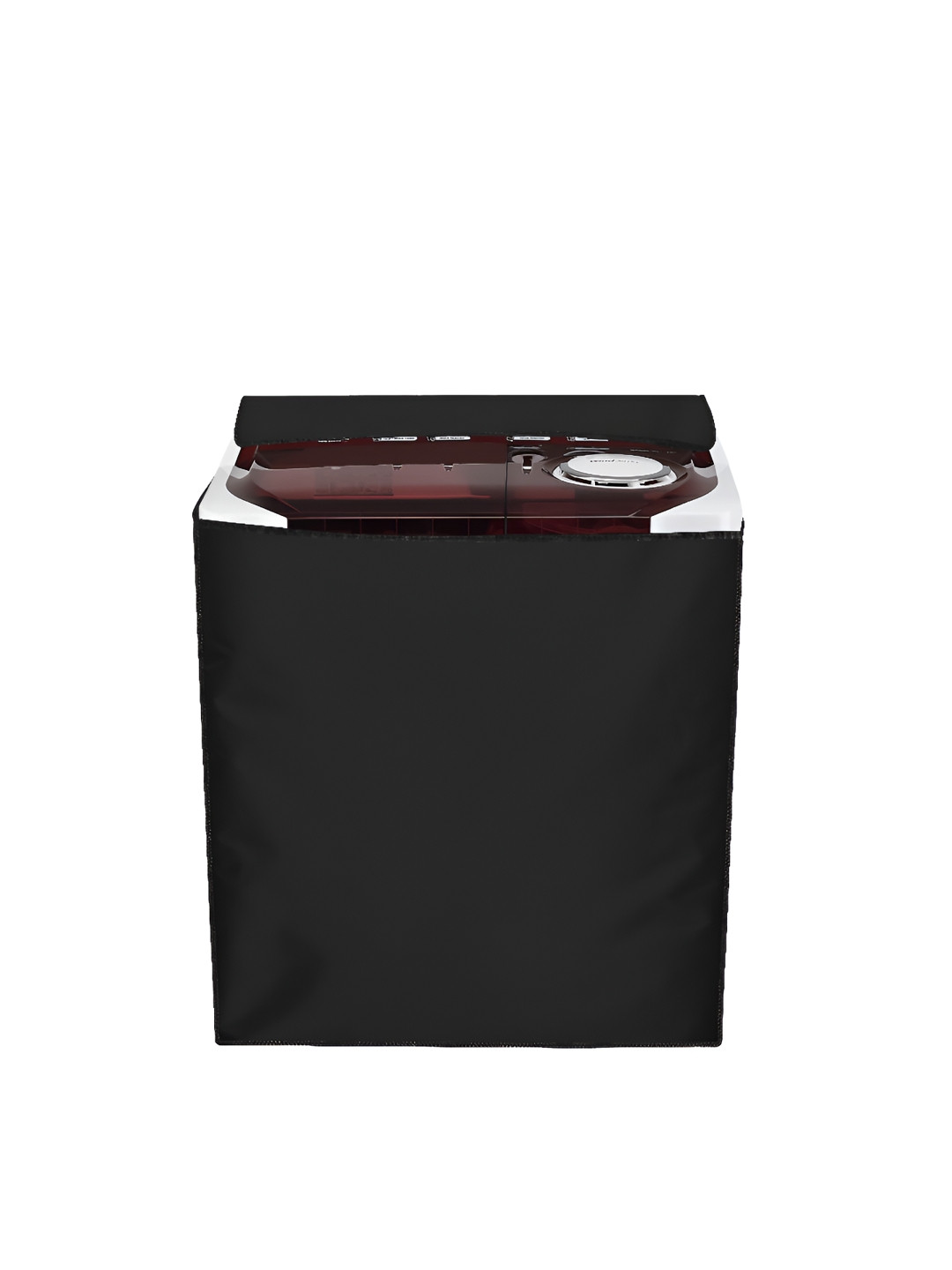 Star Weaves Black Waterproof Semi Automatic Washing Machine Cover