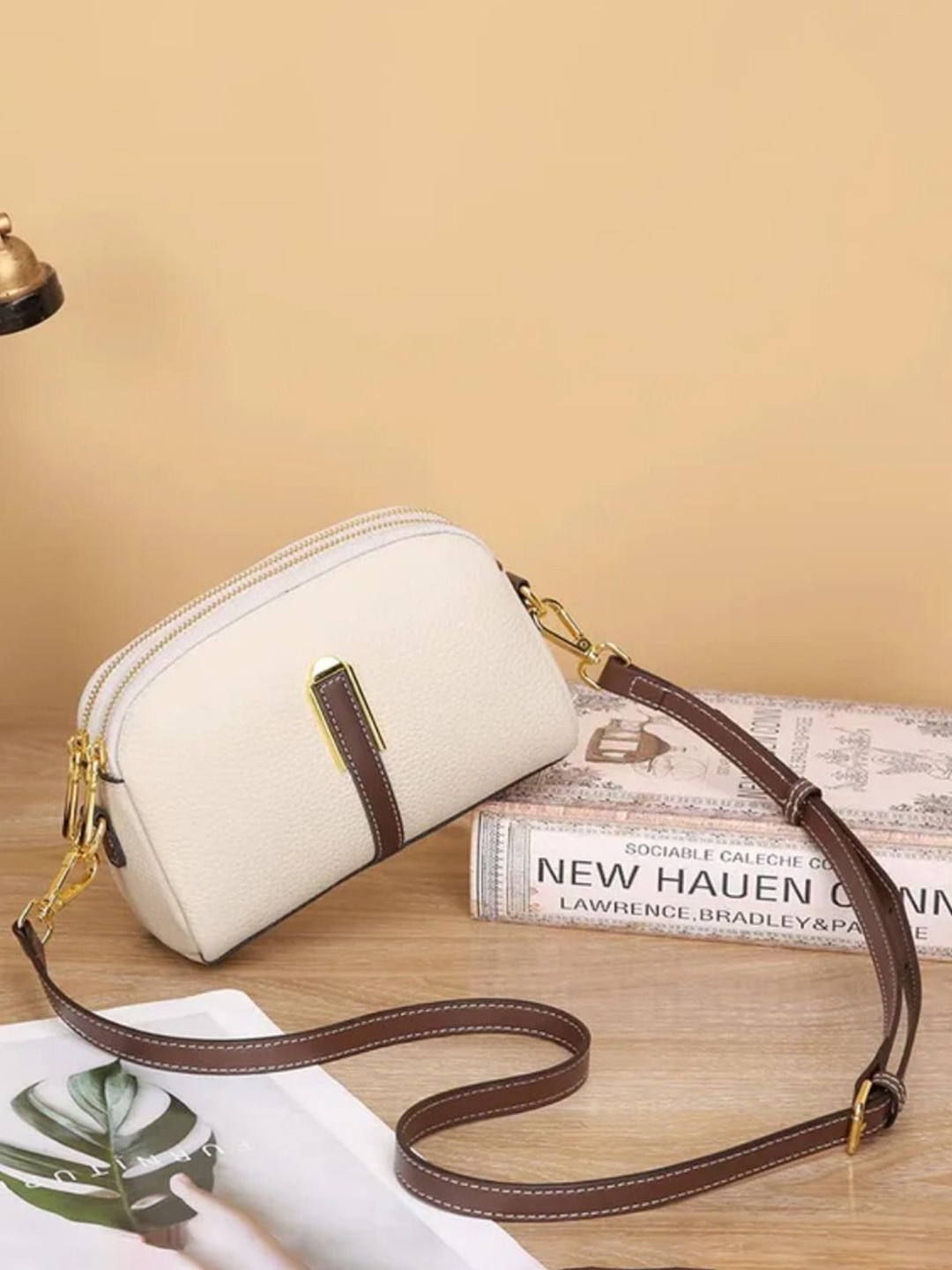 RUVERO PU Sling Bag with Applique