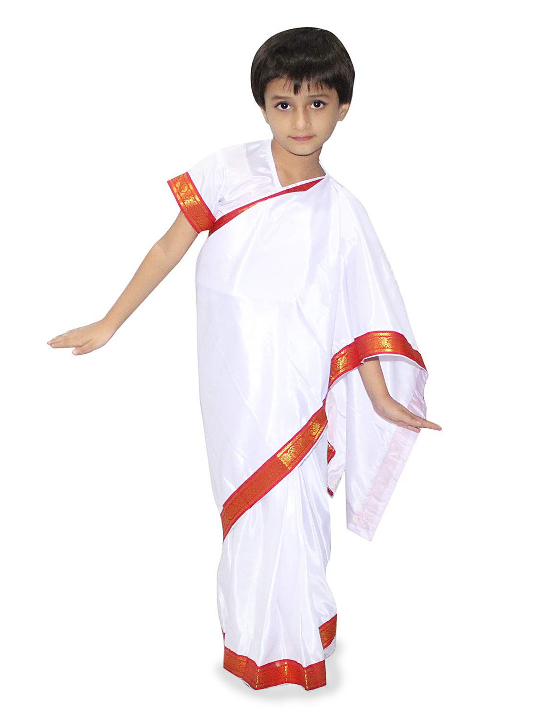 Kaku Fancy dresses Girls National Hero Freedom Fighter Indira Gandhi Costume