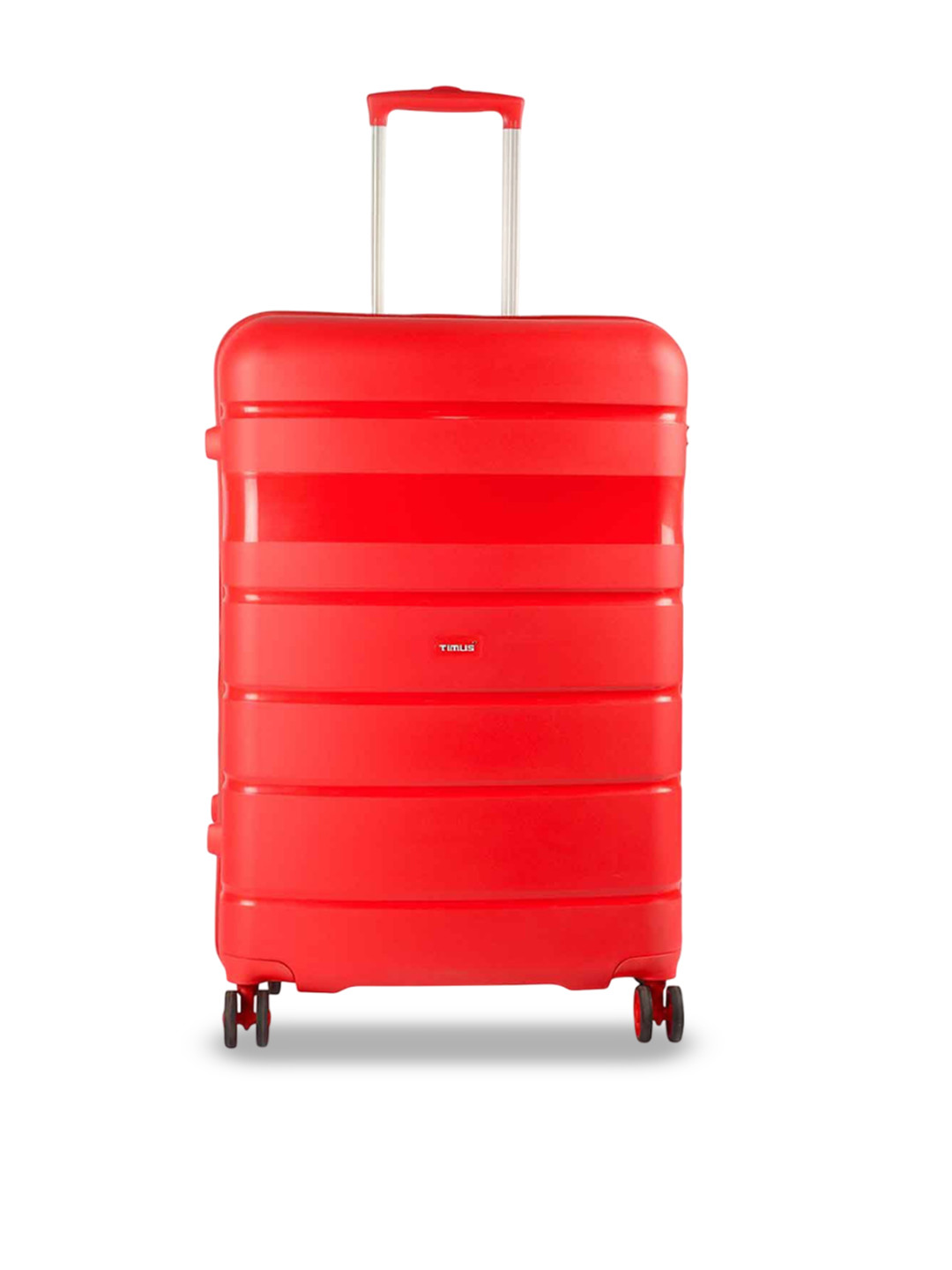 Timus Textured 360-Degree Rotation Hard-Sided Large Trolley Bag